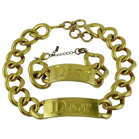 chunky dior necklace|christian dior necklace.